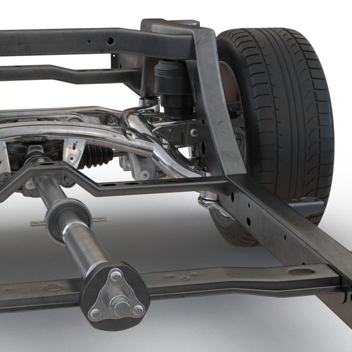 SUV Chassis Frame 3D