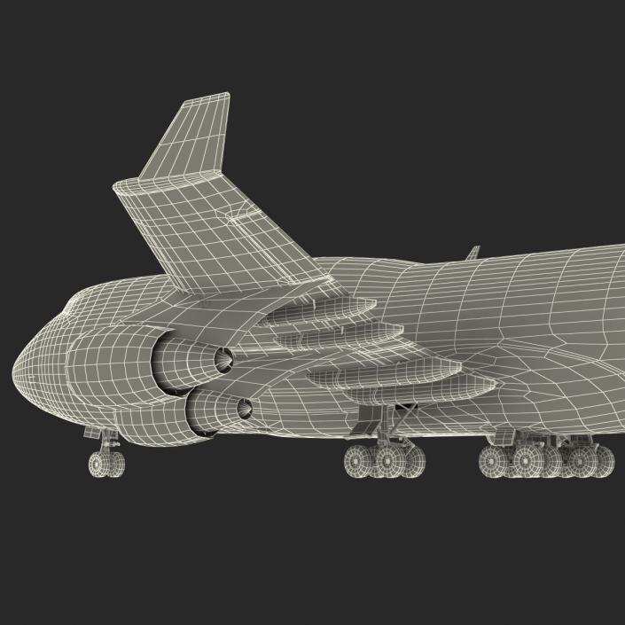 3D Boeing 747-400 KLM model