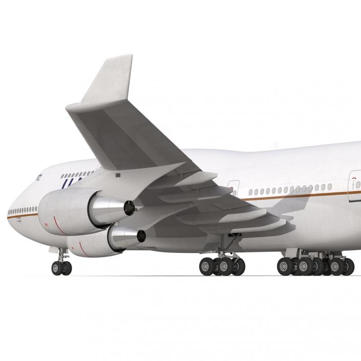 3D Boeing 747-400 United