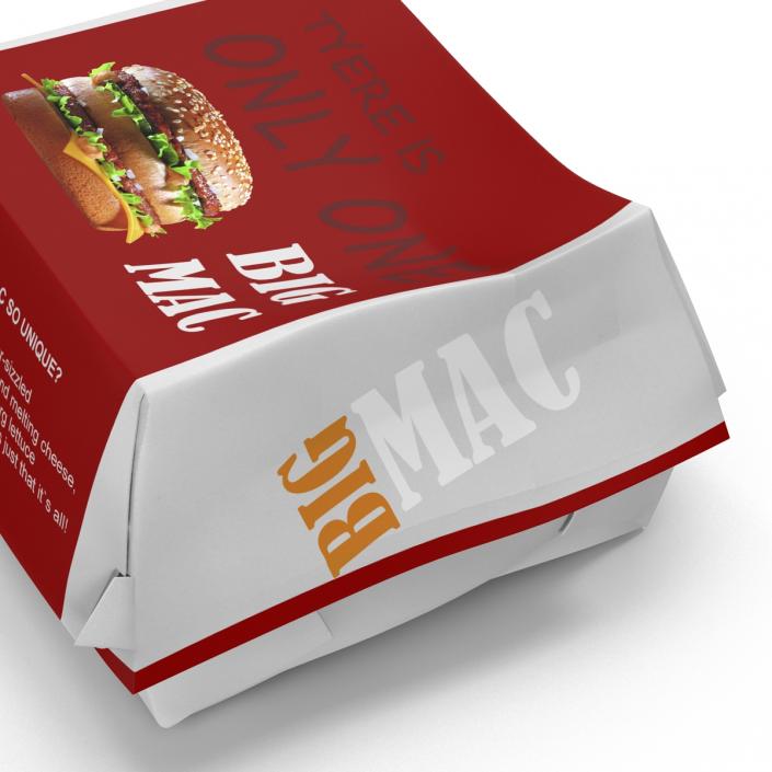 3D model Burger Box 2 Big Mac