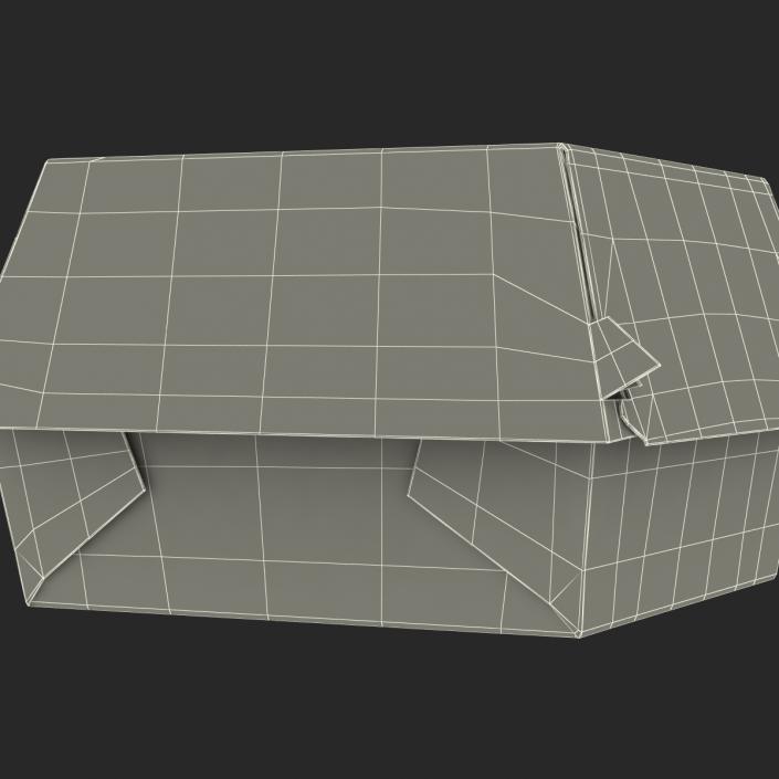 3D Burger Box Generic model