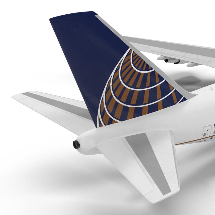 3D Boeing 747-400ER United model