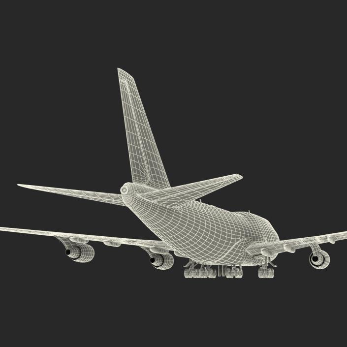 3D Boeing 747-400ER United model