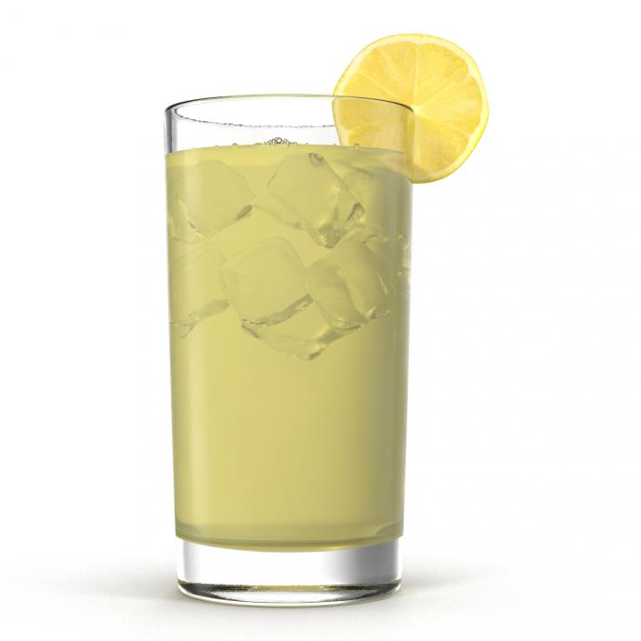 Glass of Lemonade 3D