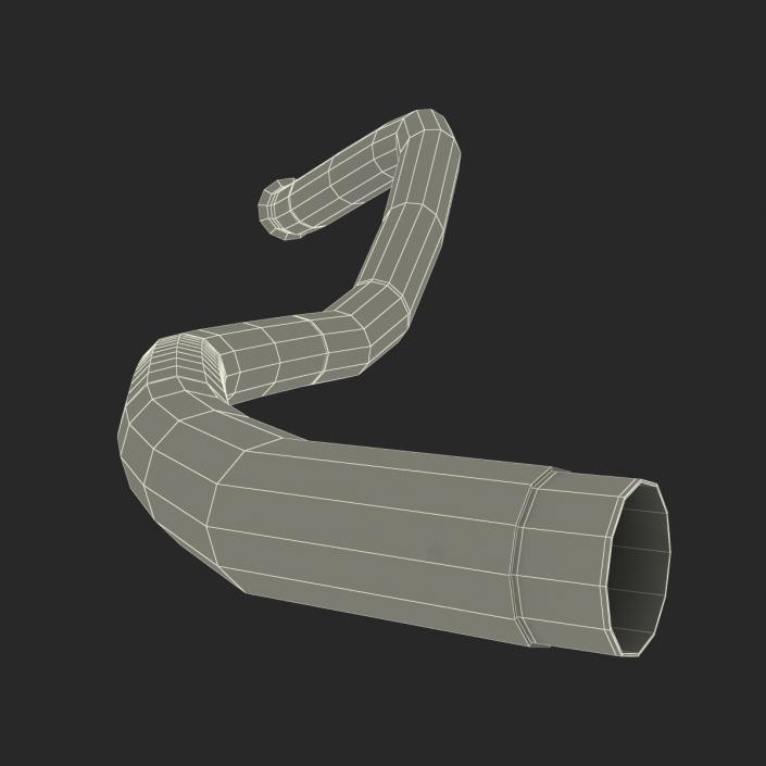 Broken Iron Pipe 10 3D model