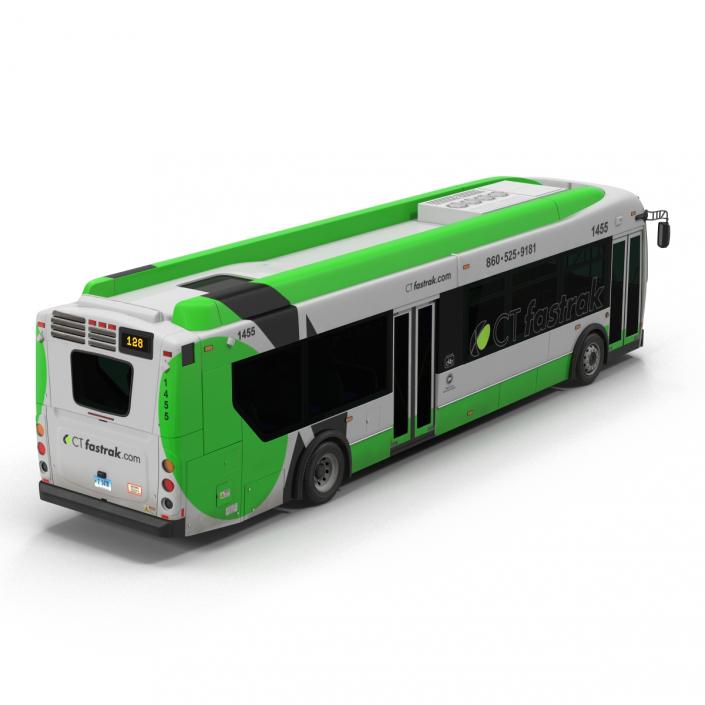 New Flyer Xcelsior XD40 Bus CTfastrak 3D