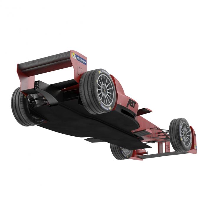 Formula E Race Car ABT Rigged 3D model