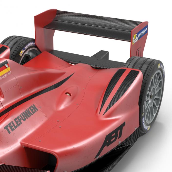Formula E Race Car ABT 3D