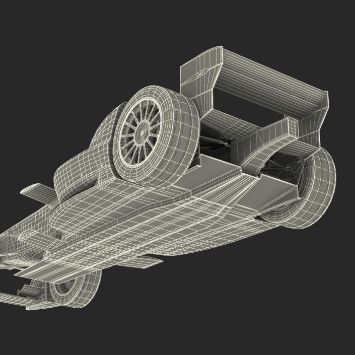 Formula E Race Car Mahindra 3D