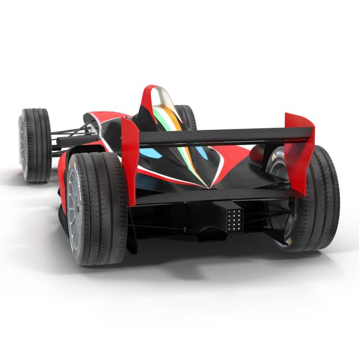 3D Formula E Race Car Generic 2 model