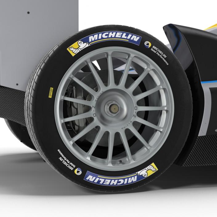 3D Formula E Race Car Generic 3 model