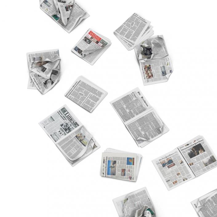 3D Newspaper Litter