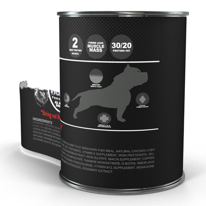 Dog Food Tin 4 3D model