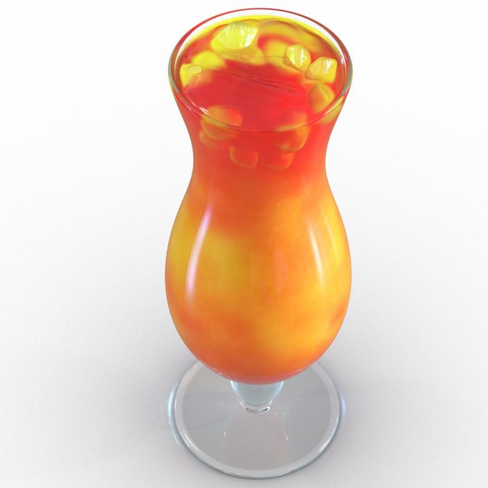 3D Fruit Coctail model
