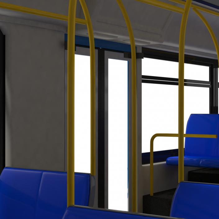 3D New Flyer Xcelsior XD40 Bus Simple Interior model