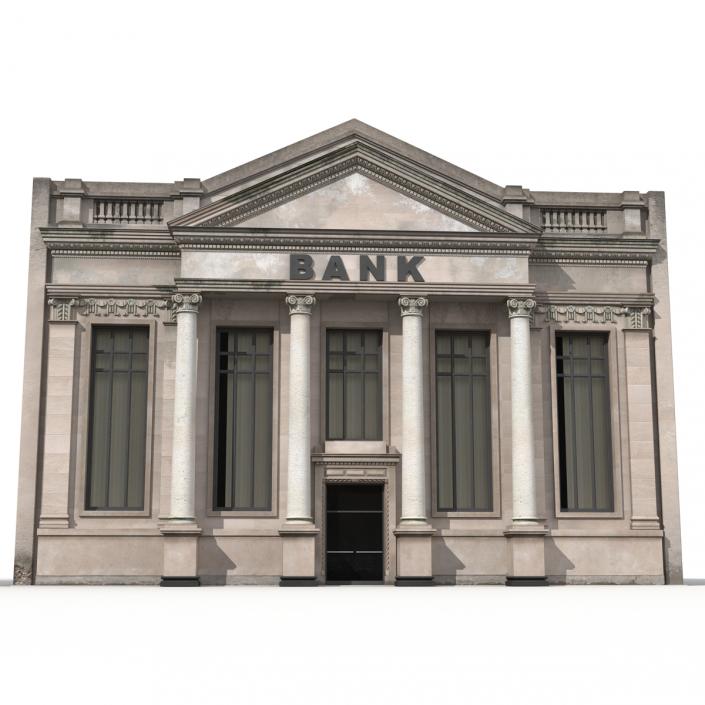3D Bank Building model
