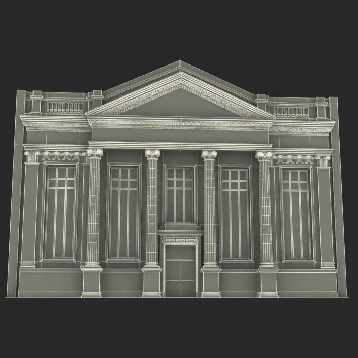 3D Building with Columns
