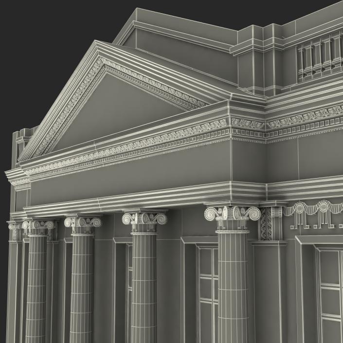 3D Building with Columns