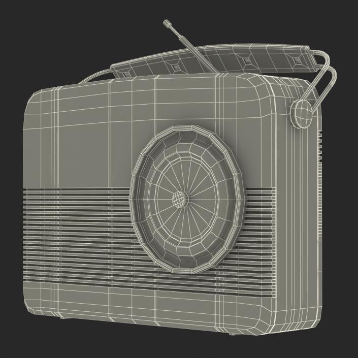 Retro Radio Generic 3D model