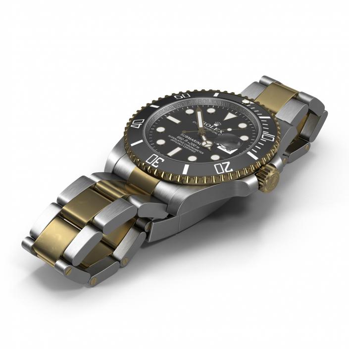 Rolex Submariner Date Black Dial 3D
