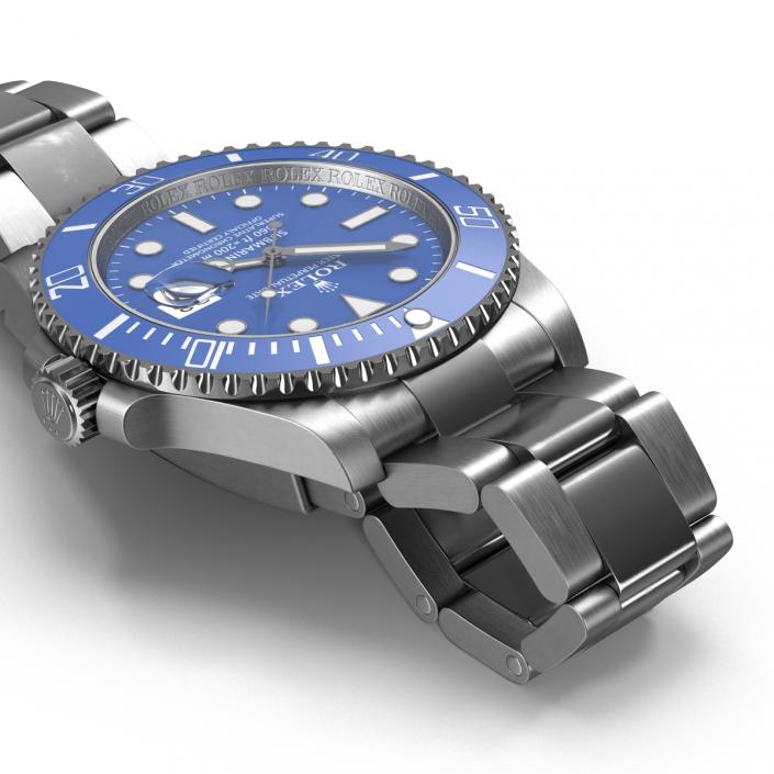 3D Rolex Submariner Date Blue Dial