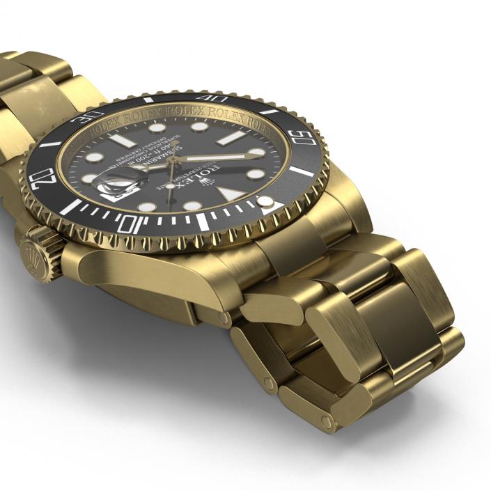 3D Rolex Submariner Date Gold