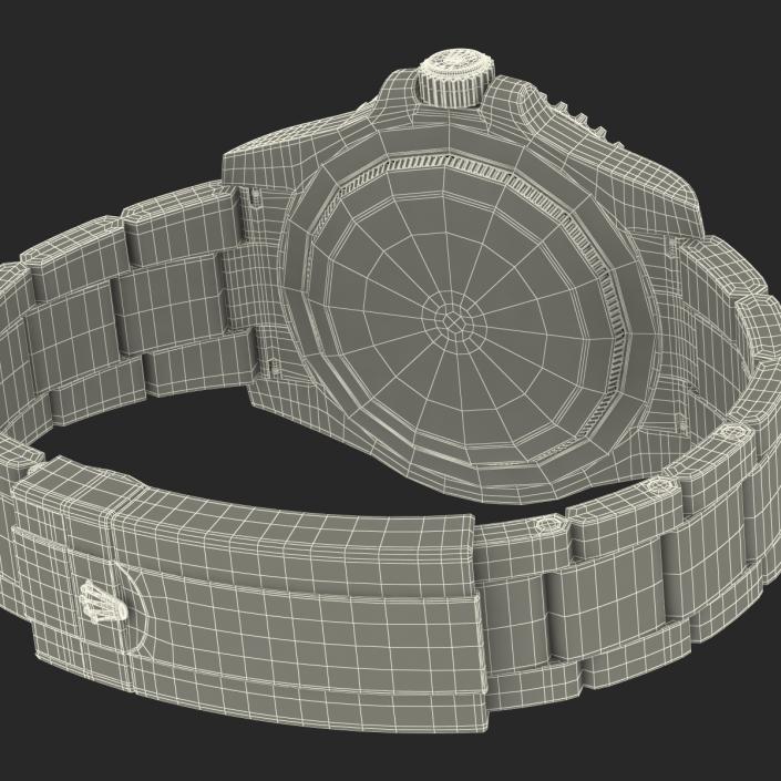 Rolex Submariner Date 2 Green Dial 3D model