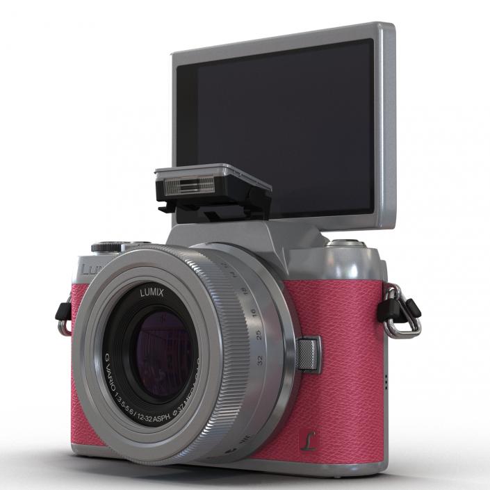 Panasonic DMC GF7 Rigged Pink 3D model