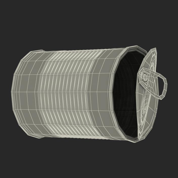 3D model Open Empty Tin Can 2