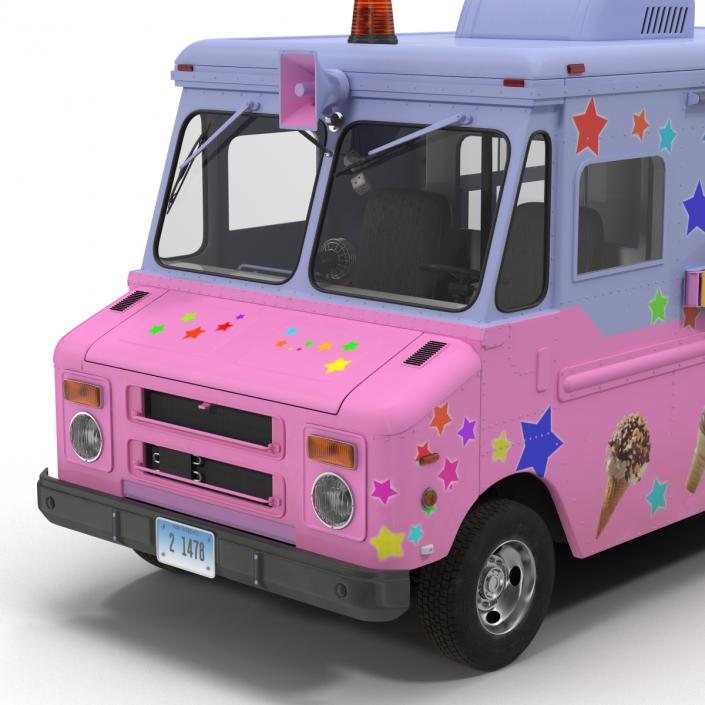 3D model Ice Cream Van 2