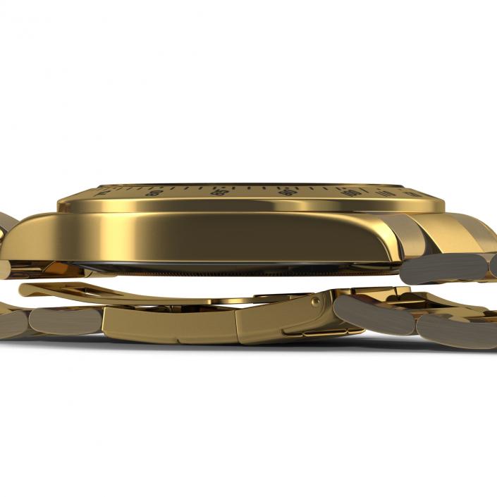 Rolex Gold Daytona Black Dial 3D model
