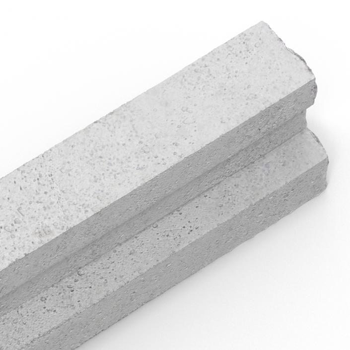 3D Concrete T-Beam Chunk