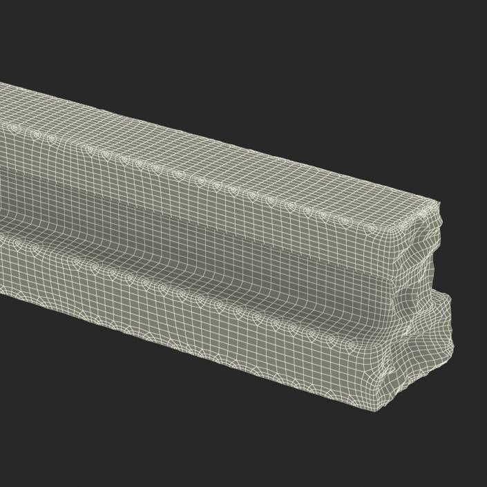 3D Concrete T-Beam Chunk 2 model