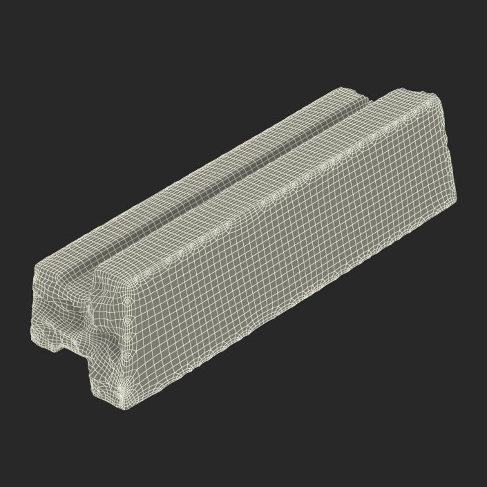 3D Concrete T-Beam Chunk 3 model