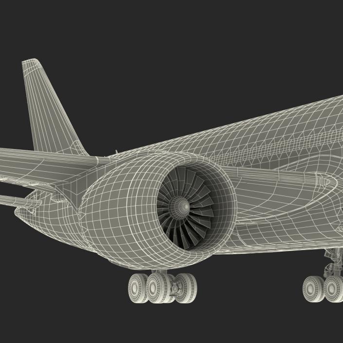 3D model Boeing 787-8 Dreamliner Japan Airlines Rigged