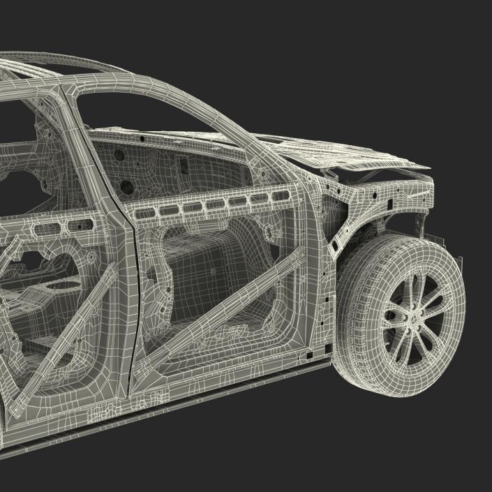 SUV Frame with Chassis 3D