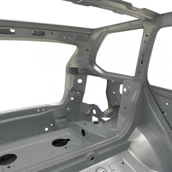 SUV Frame with Chassis 2 3D model
