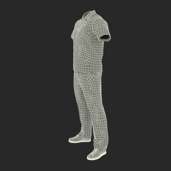 Mens Casual Clothes 3D model
