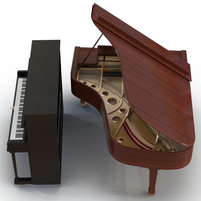 Pianos Collection 3D