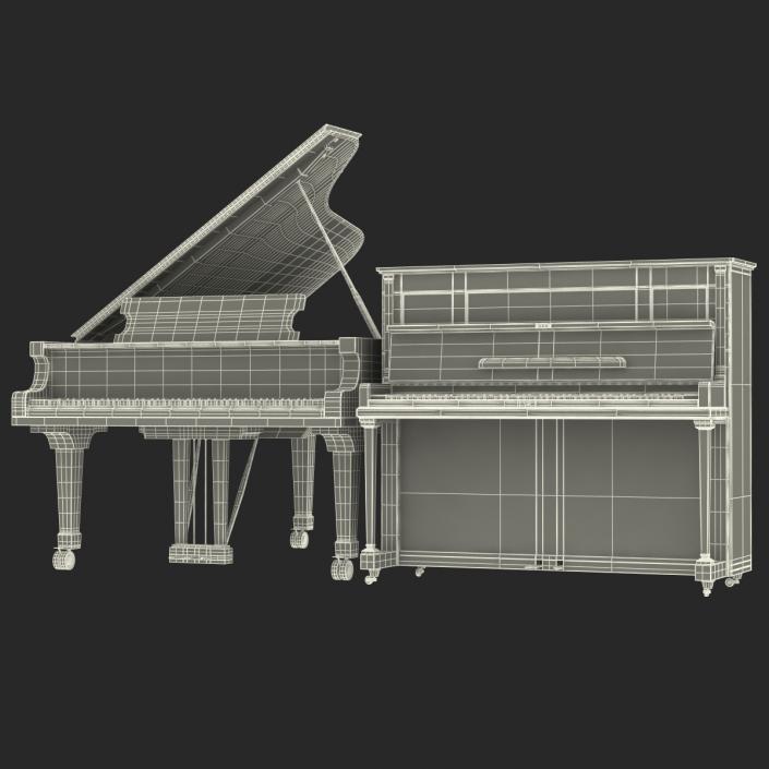 Pianos Collection 3D