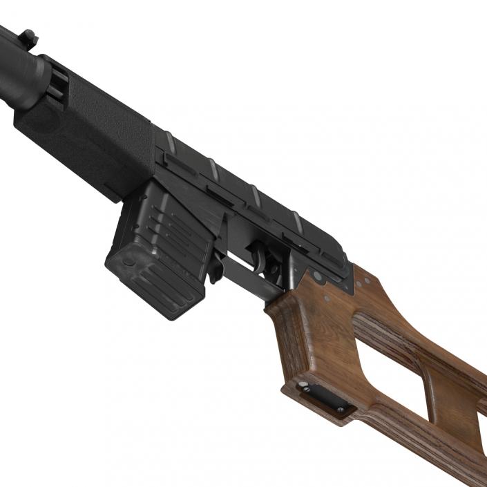 3D Russian Rifle VSS Vintorez