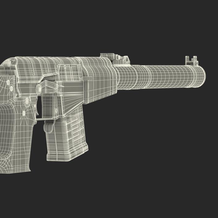 3D Russian Rifle VSS Vintorez