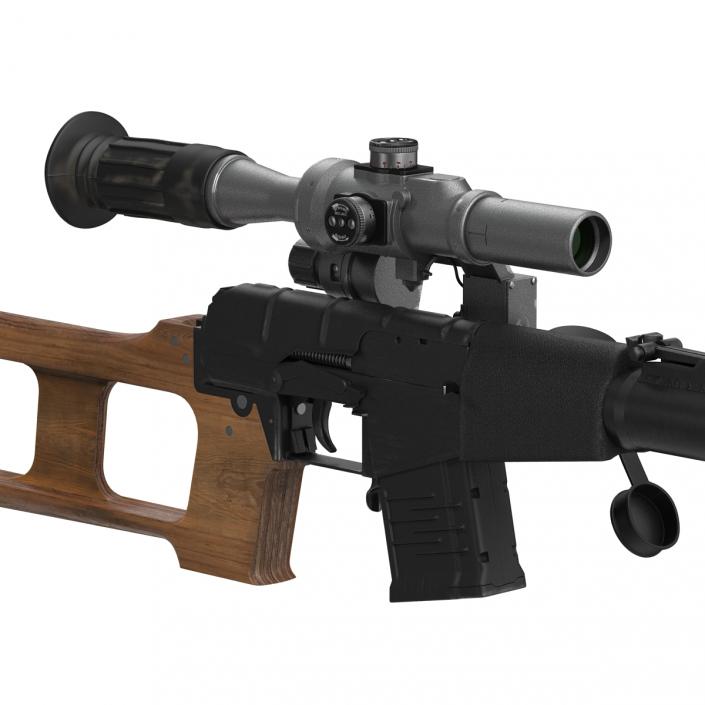 3D model Sniper Rifle VSS Vintorez