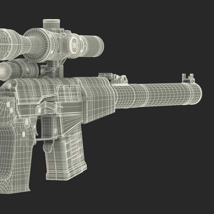 3D model Sniper Rifle VSS Vintorez