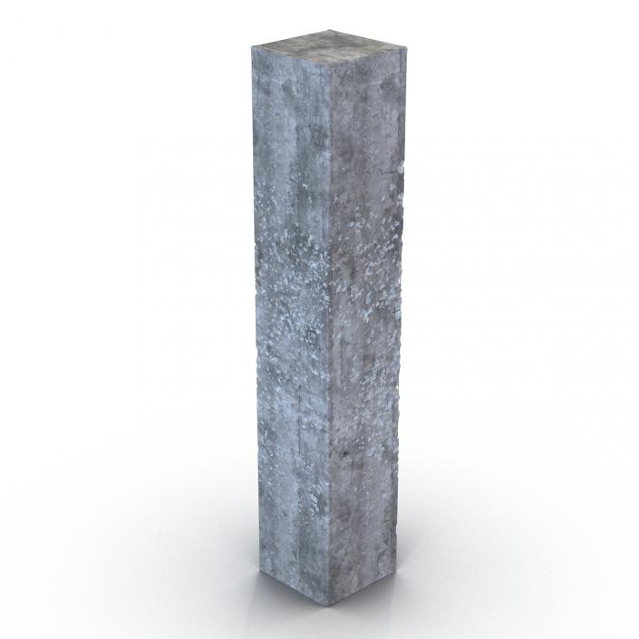 3D model Concrete Pillar