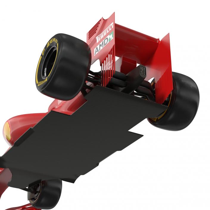 Formula One Car Red 3D model