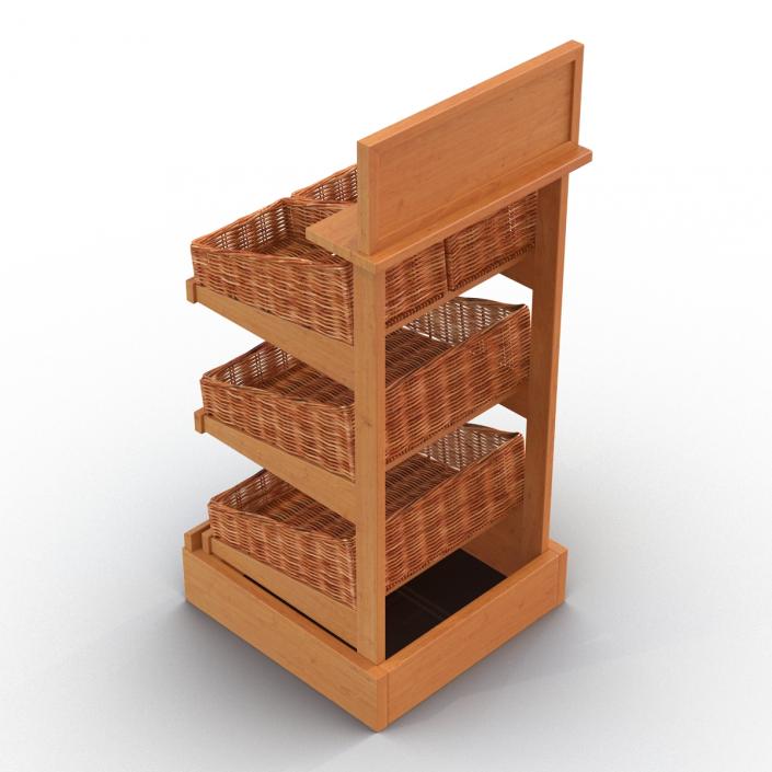 Bakery Display Shelves 2 3D model