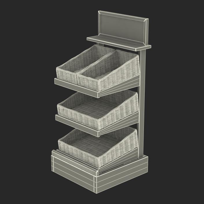 Bakery Display Shelves 2 3D model