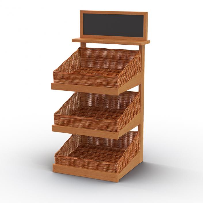 Bakery Display Shelves 4 3D model
