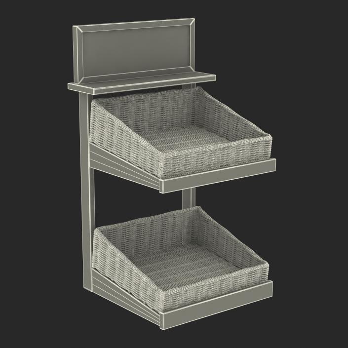 Bakery Display Shelves 5 3D model